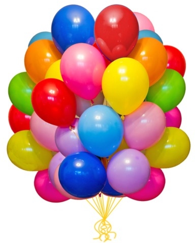 Разноцветные воздушные шары с доставкой по Воронежу